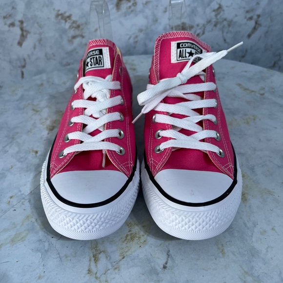 Converse All Star Chuck Taylor Women's Size 9 Shoes Pink White Low Top Sneakers - Picture 3 of 9